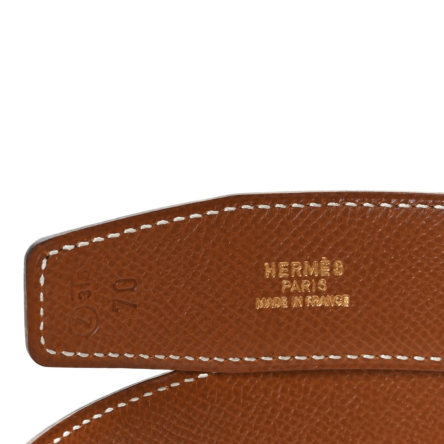 Hermes Box Epsom 32mm Constance H Belt 70 28 Black Gold 3 of 5
