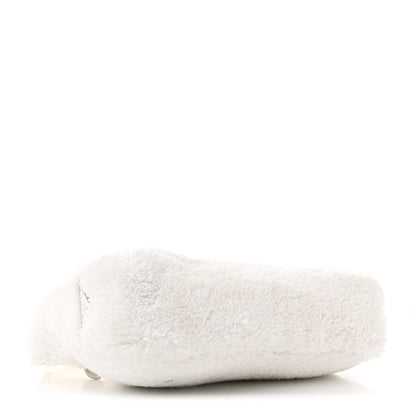 Prada Terry Cloth Mini Re-Edition 2000 Bag White Black 4 of 11
