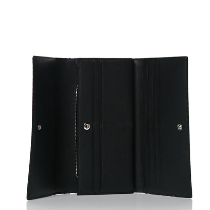 MCM Visetos Large Tri-Fold Flap Wallet Black 5 of 10