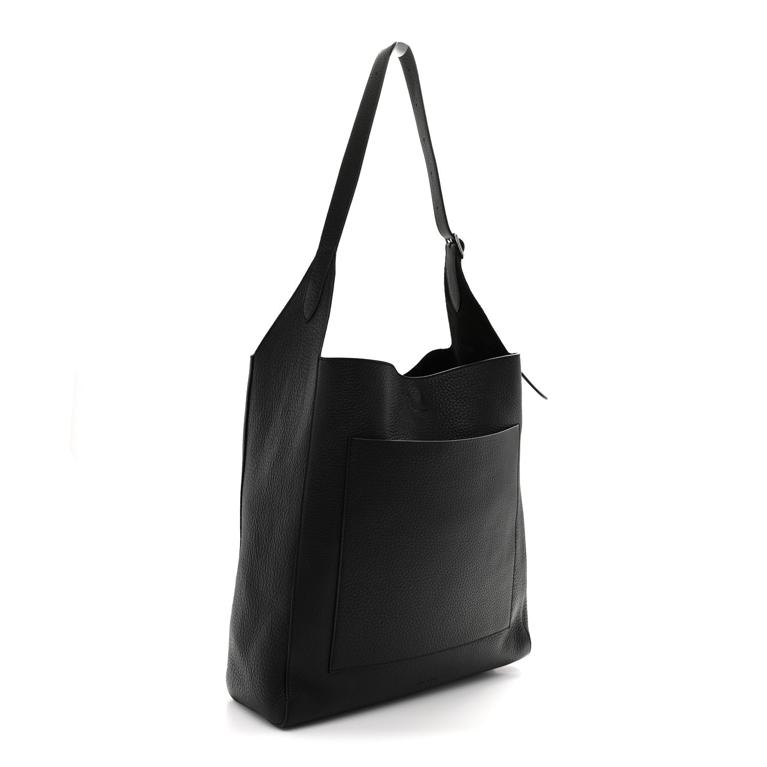 The Row Grained Calfskin Blake Hobo Black 4 of 10