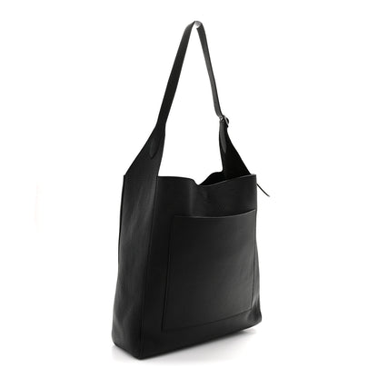 The Row Grained Calfskin Blake Hobo Black 4 of 10