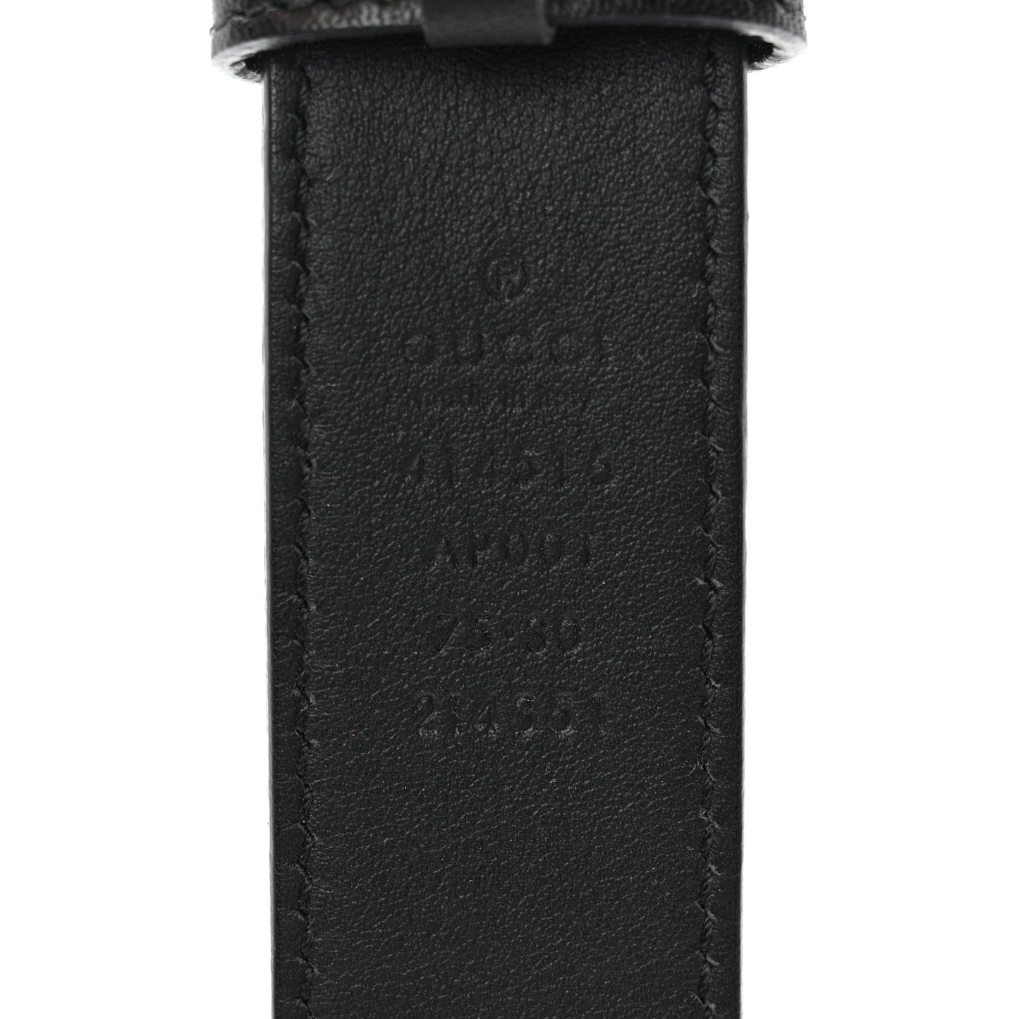 Calfskin Double G 30mm Belt 75 30 Black