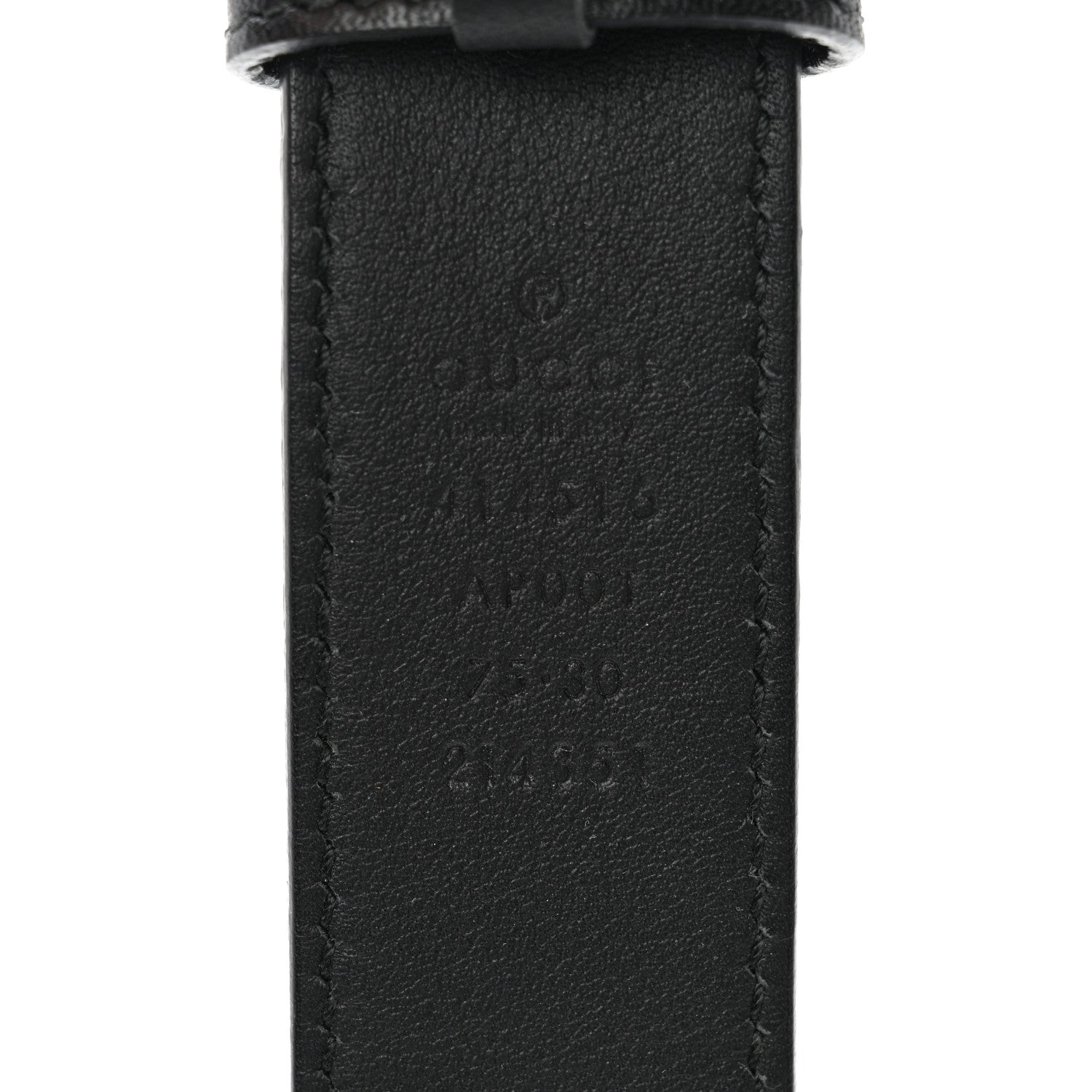 Gucci Calfskin Double G 30mm Belt 75 30 Black 4 of 7