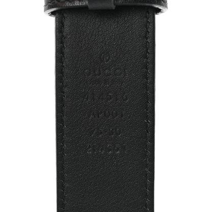 Gucci Calfskin Double G 30mm Belt 75 30 Black 4 of 7