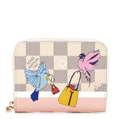 Louis Vuitton Damier Azur 2018 Christmas Animation Zippy Coin Purse 1 of 10