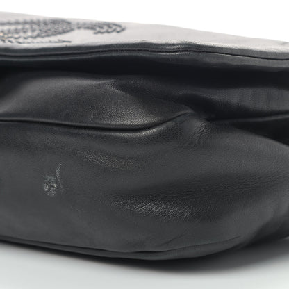 Chanel Lambskin Studded CC East West Flap Black 9 of 11