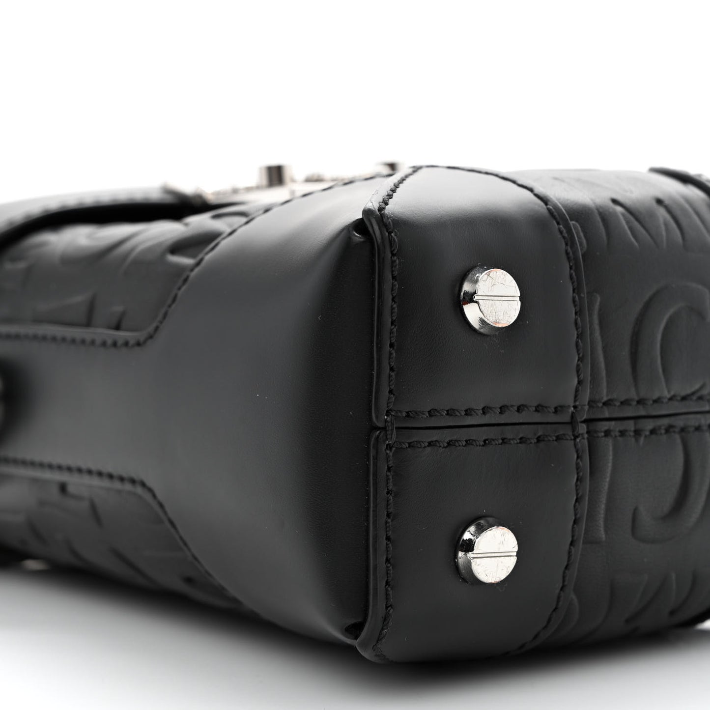 Calfskin Ottomar Logo Mini Soft Berlin Crossbody Black