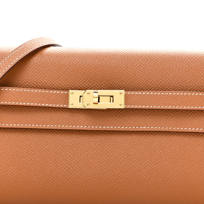 Hermes Epsom Kelly Wallet To Go Gold 8 of 11
