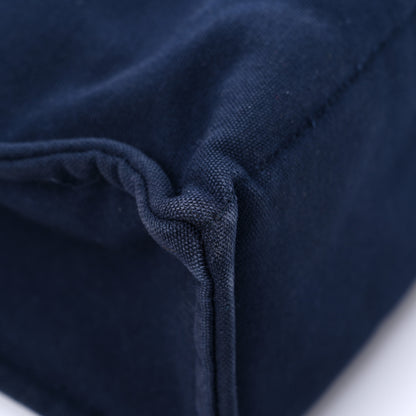 Hermes Canvas Herline GM Tote Navy 9 of 14