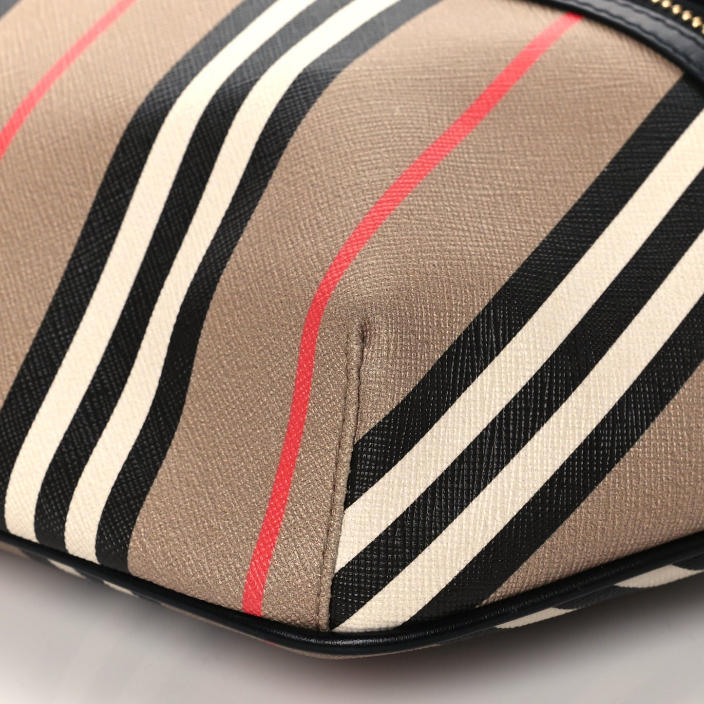 E-Canvas Icon Stripe Sonny Bum Bag Archive Beige