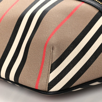 Burberry E-Canvas Icon Stripe Sonny Bum Bag Archive Beige 9 of 9