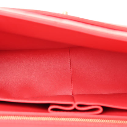 Chanel Alligator Jumbo Double Flap Red 5 of 14