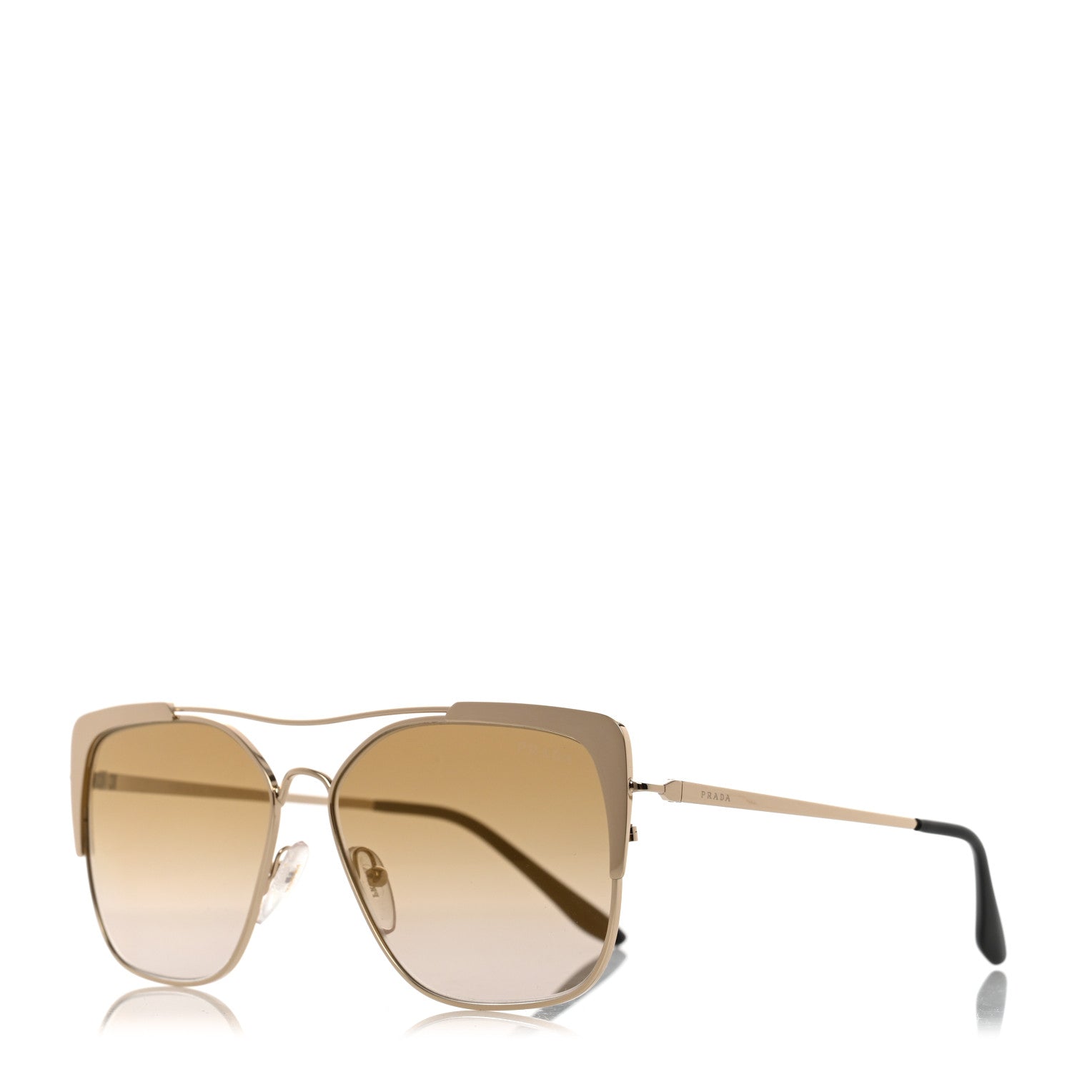 Prada Metal Sunglasses SPR 54V Gold 1 of 7