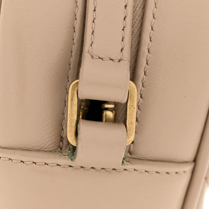 Saint Laurent Calfskin Matelasse Monogram Lou Camera Bag Dark Beige 11 of 12