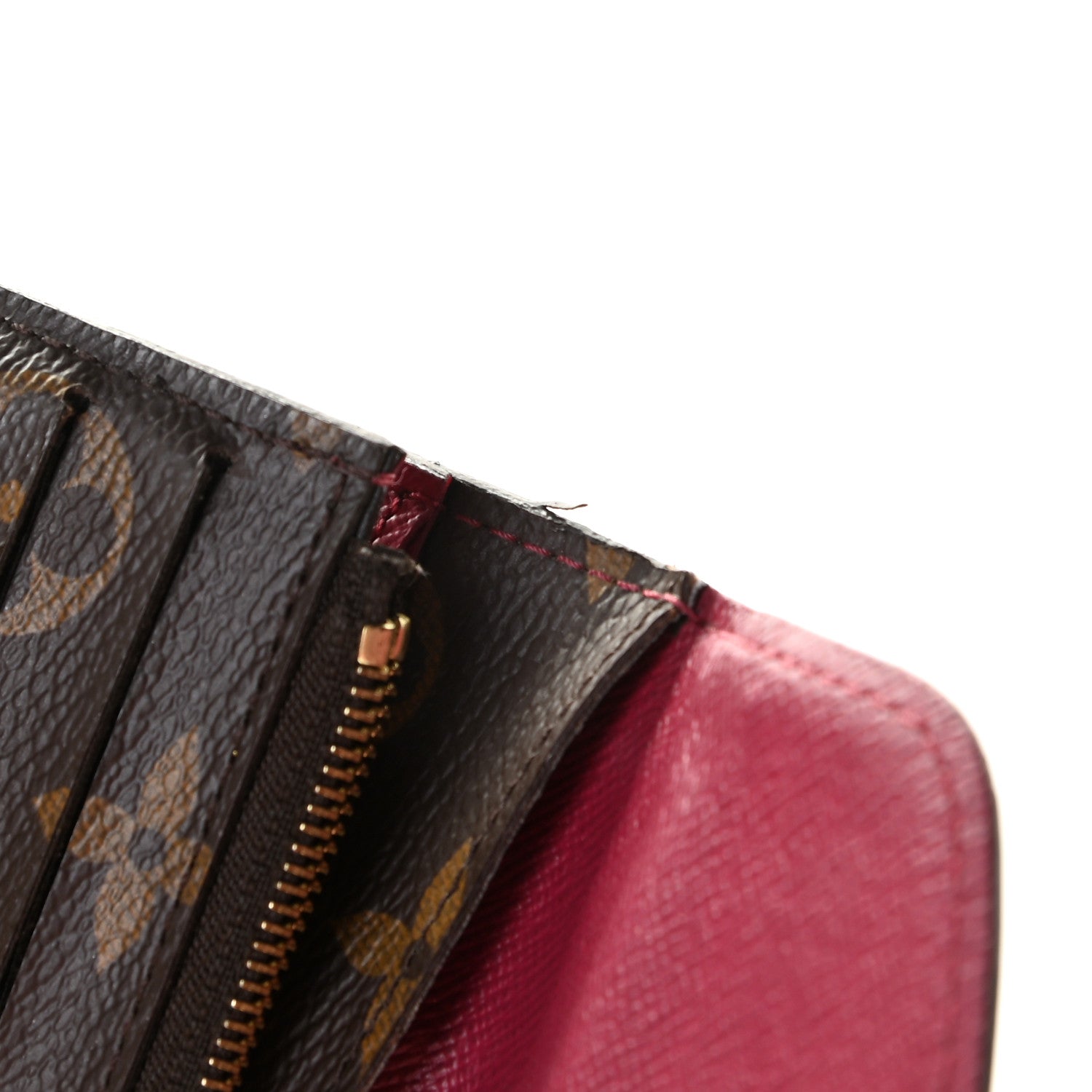 Louis Vuitton Monogram Emilie Wallet Fuchsia 7 of 11