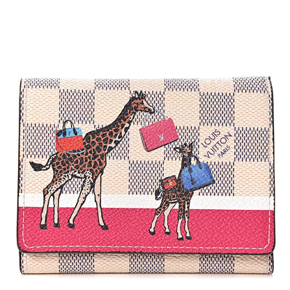 Louis Vuitton Damier Azur 2017 Christmas Animation Victorine Wallet 1 of 8