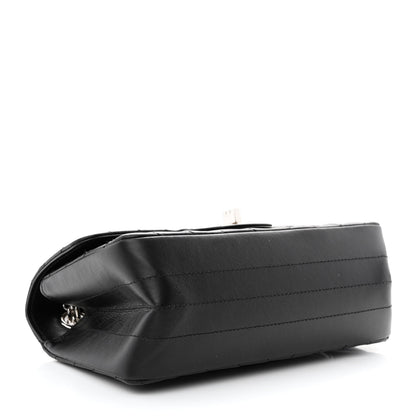 Chanel Aged Calfskin Chevron Quilted 2.55 Reissue Mini Flap Black 4 of 11