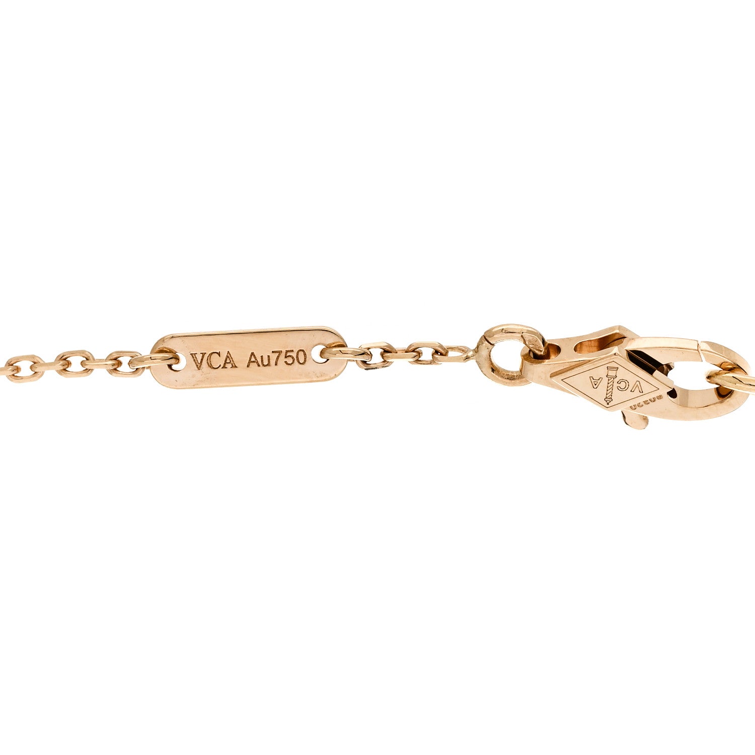 Van Cleef & Arpels 18K Yellow Gold Mother of Pearl Sweet Alhambra Bracelet 3 of 5