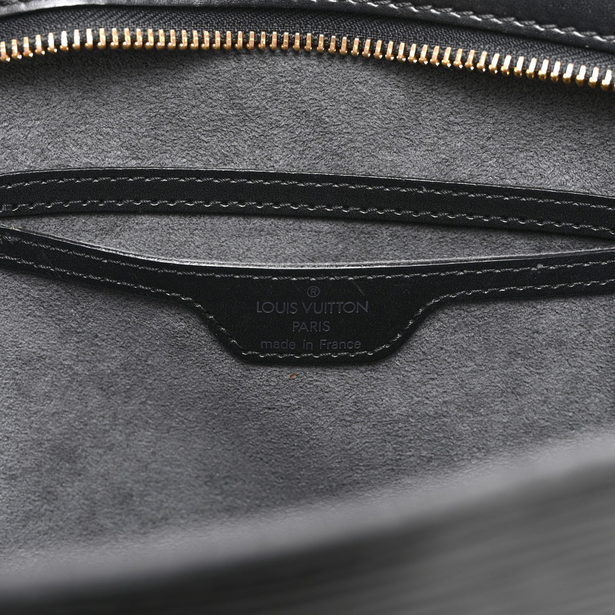 Epi Saint Jacques PM Long Straps Black