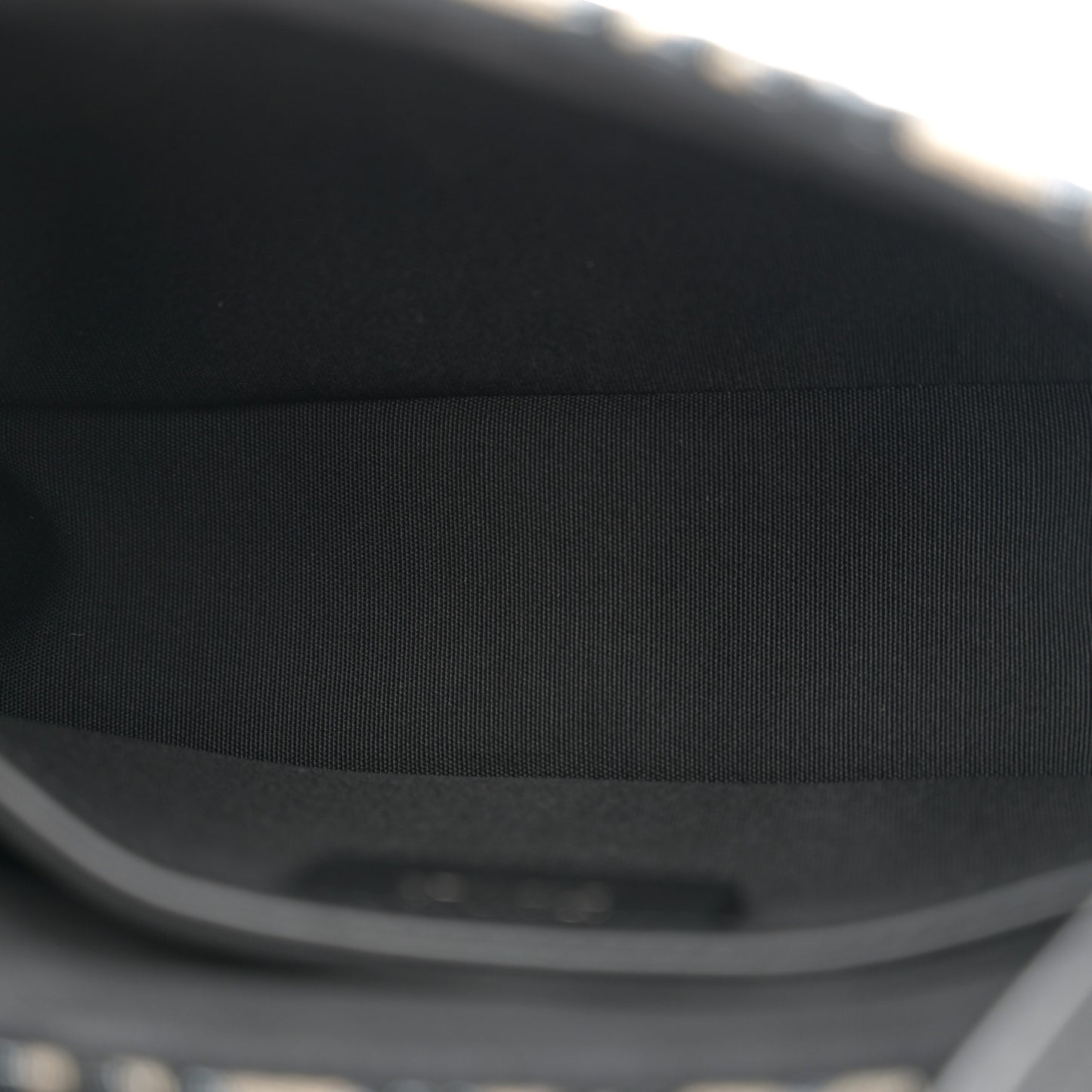 Grained Calfskin Oblique Mini Saddle Messenger Bag With Flap Beige Black