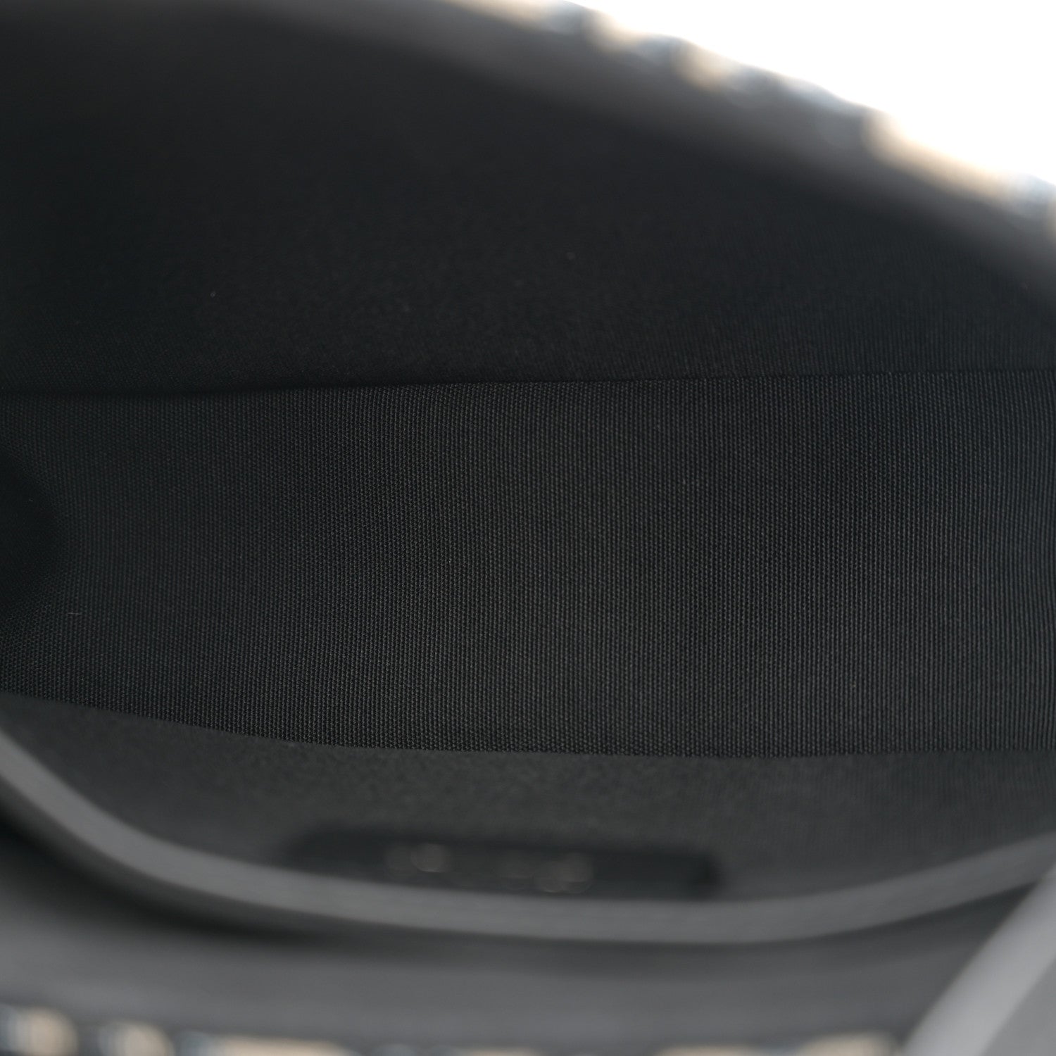 Christian Dior Grained Calfskin Oblique Mini Saddle Messenger Bag With Flap Beige Black 5 of 11
