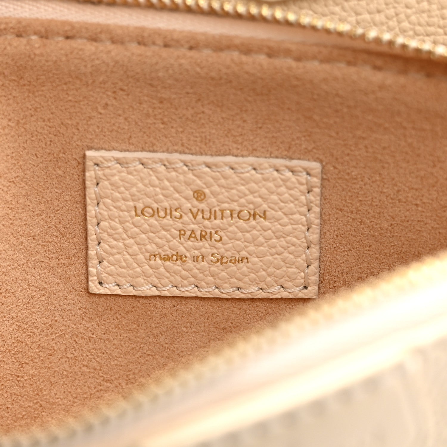 Louis Vuitton Empreinte Monogram Giant Multi Pochette Accessories Cream 7 of 10