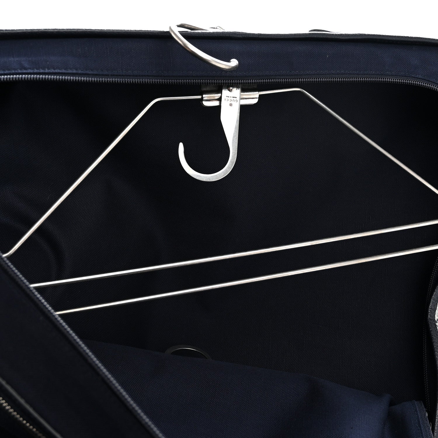 Gucci GG Supreme Monogram Web Savoy Garment Bag Beige Blue 7 of 10