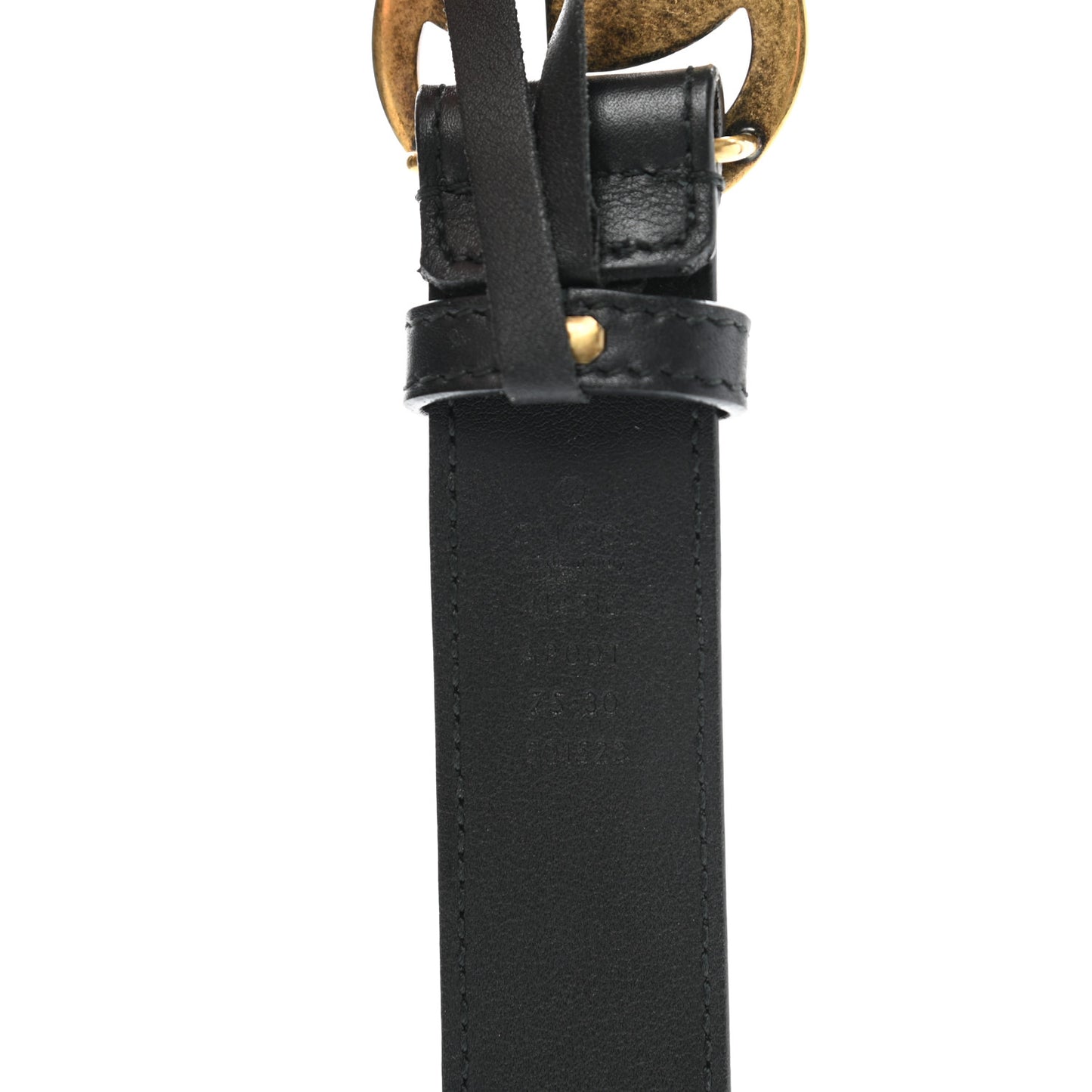 Calfskin Double G 30mm Belt 75 30 Black