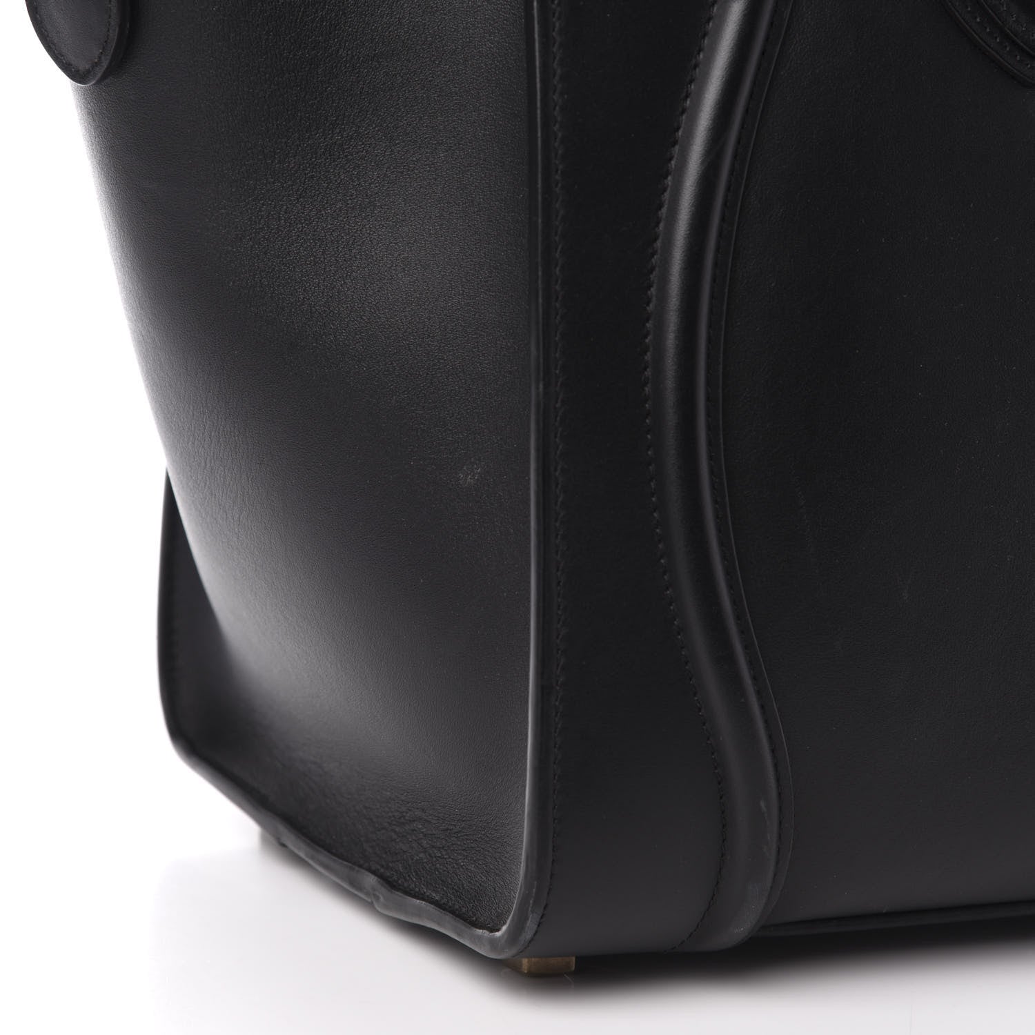 Celine Smooth Calfskin Mini Luggage Black 10 of 11