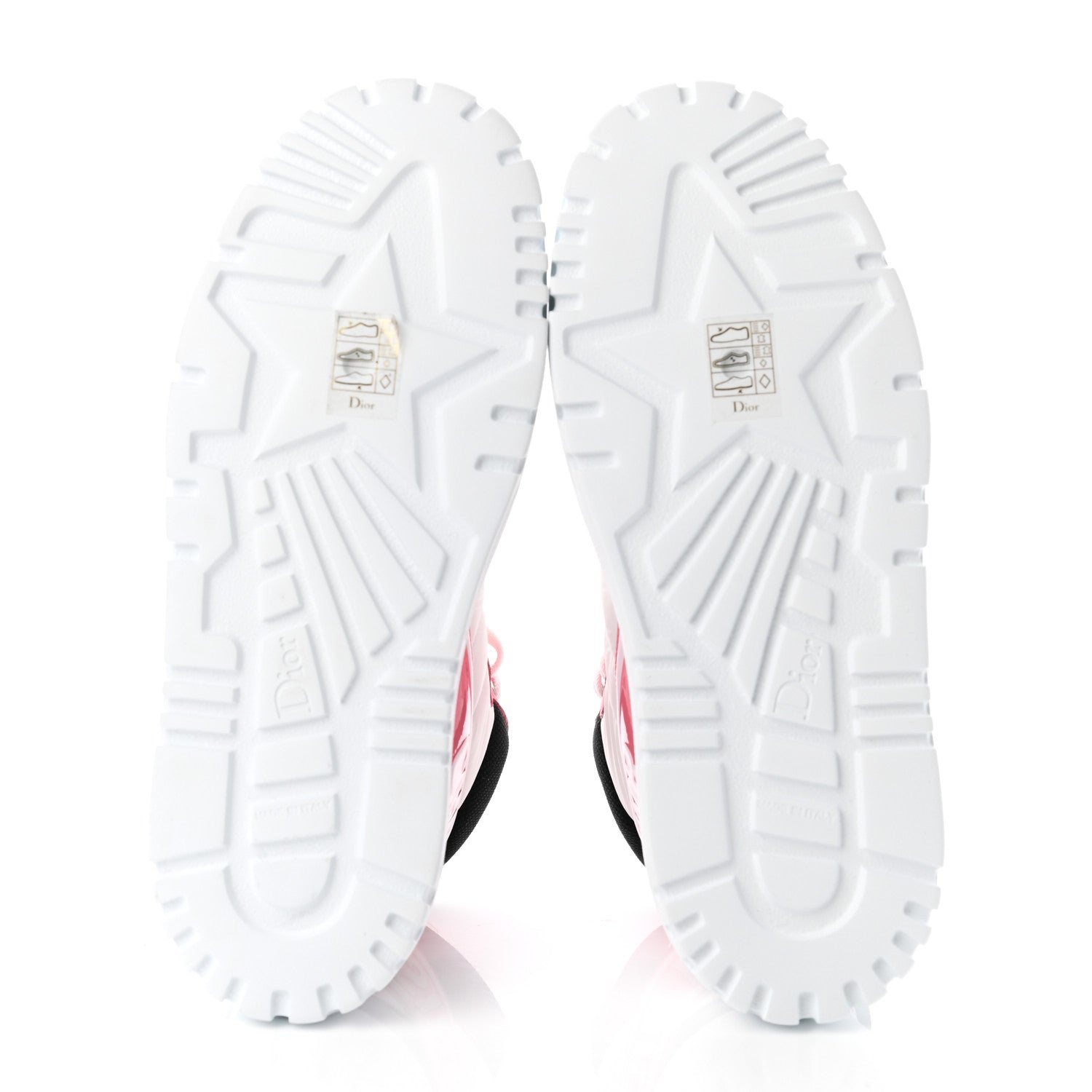 Christian Dior Nylon Calfskin Womens D-Player High Top Sneakers 36 Pink 5 of 9