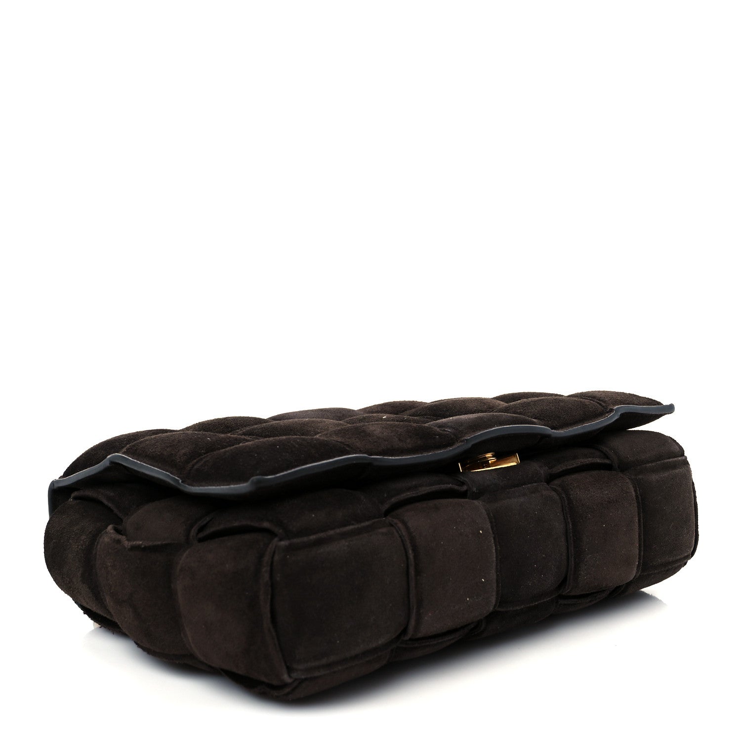 Bottega Veneta Suede Maxi Intrecciato Padded Chain Cassette