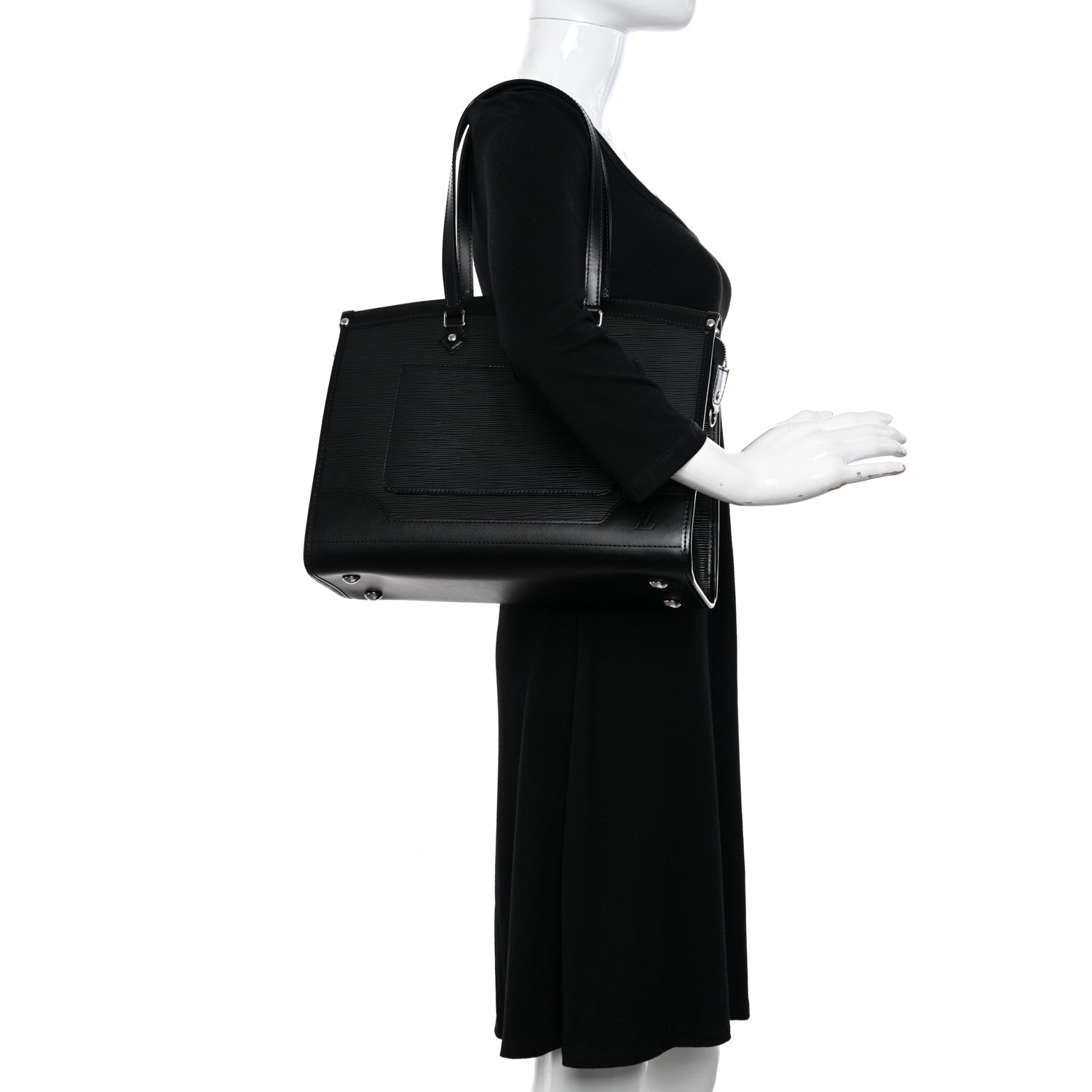 Louis Vuitton Epi Madeleine GM Black 2 of 10