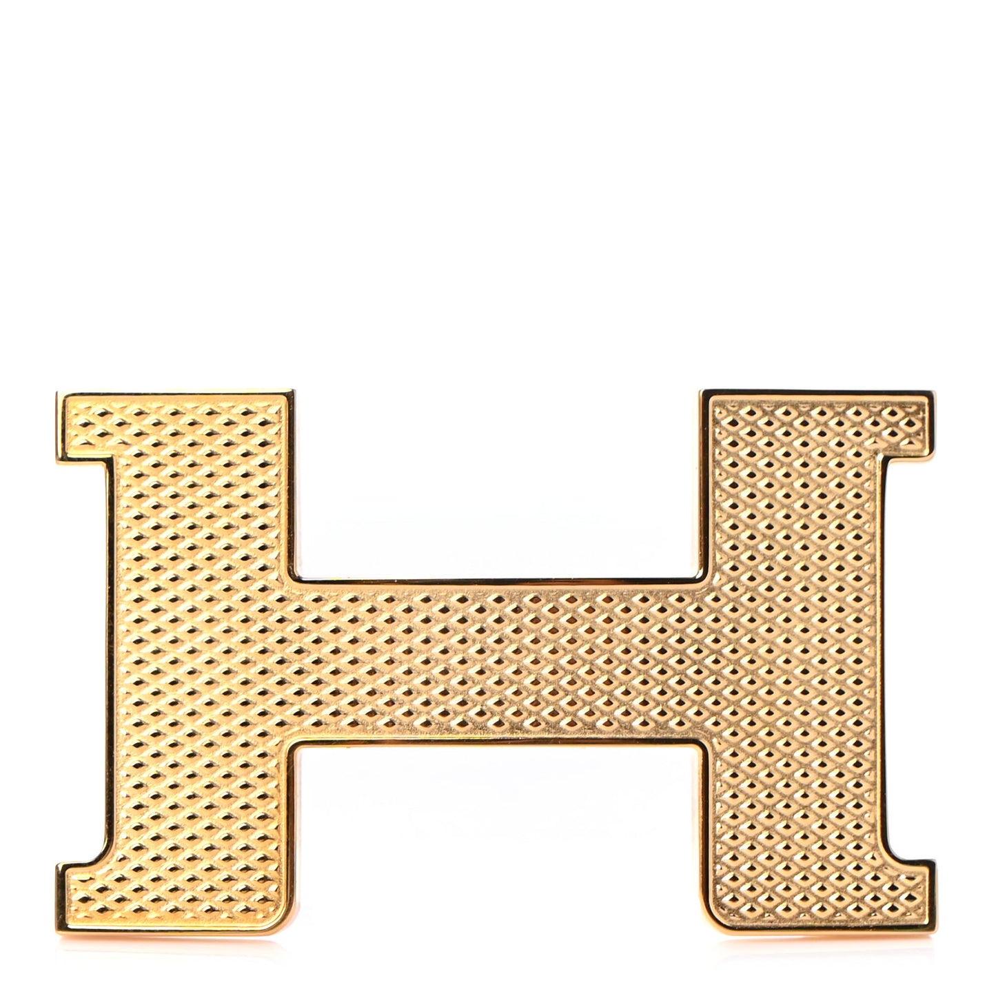 Guilloche Constance 24mm Belt Buckle Gold