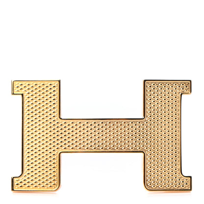 Hermes Guilloche Constance 24mm Belt Buckle Gold 1 of 4