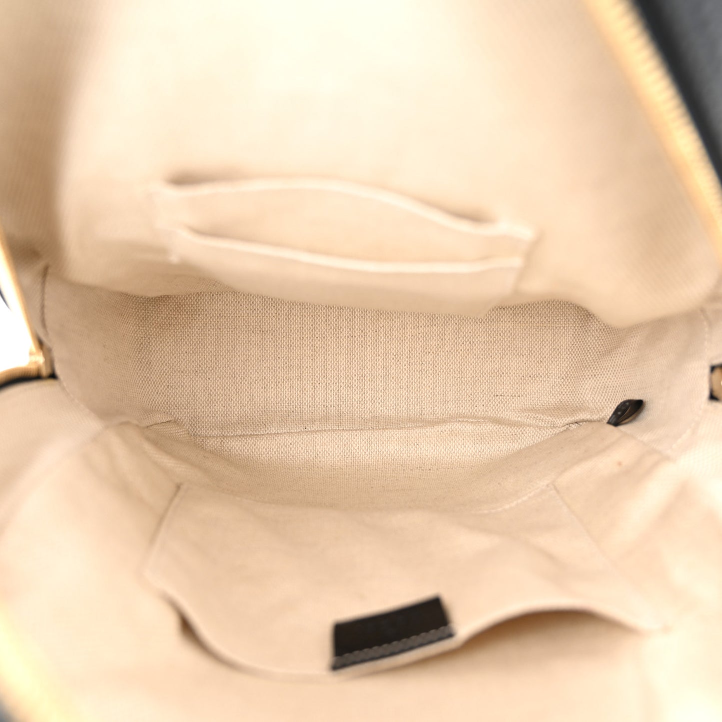 Pebbled Calfskin Soho Chain Backpack Black