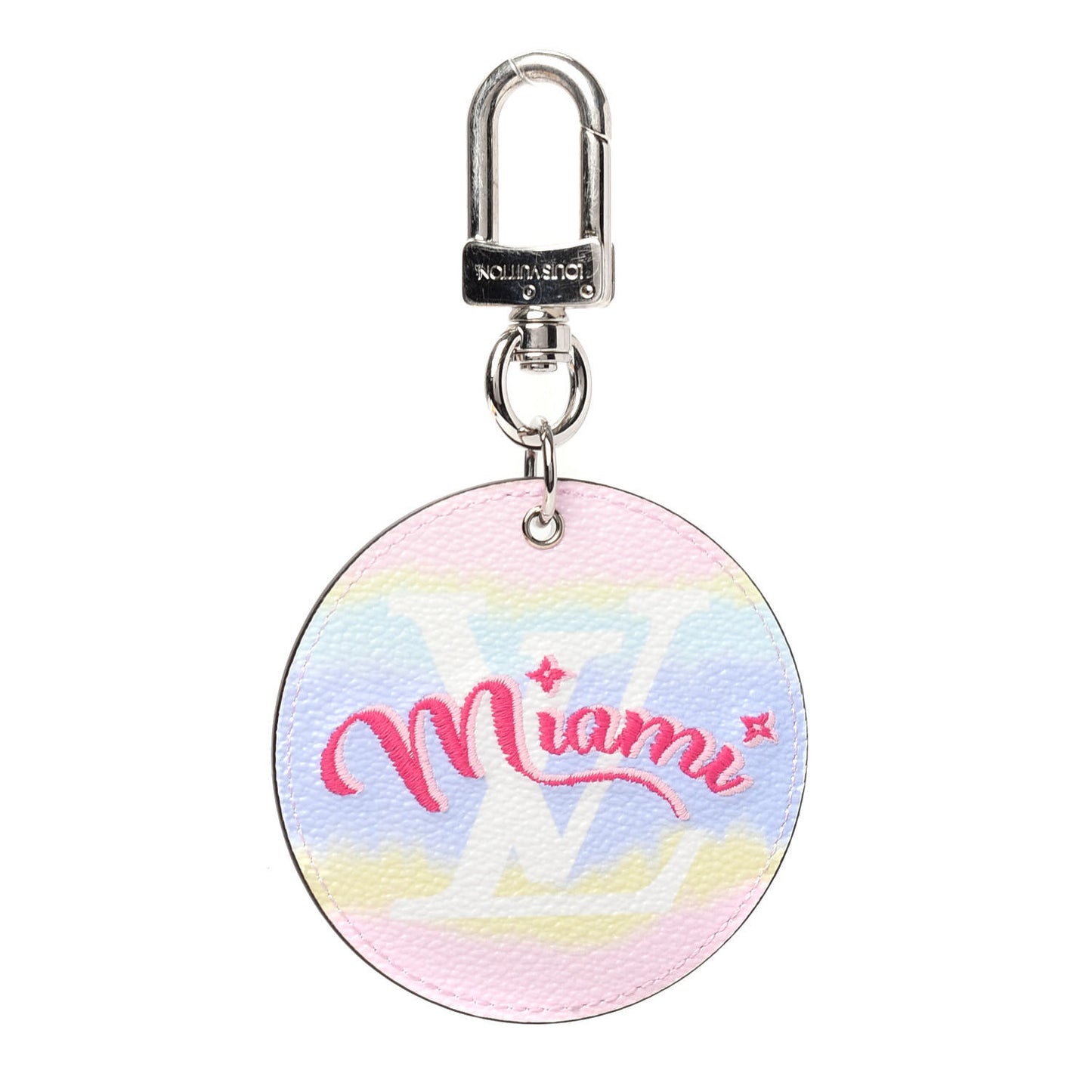 Monogram Escale Miami Bag Charm Key Holder Pastel