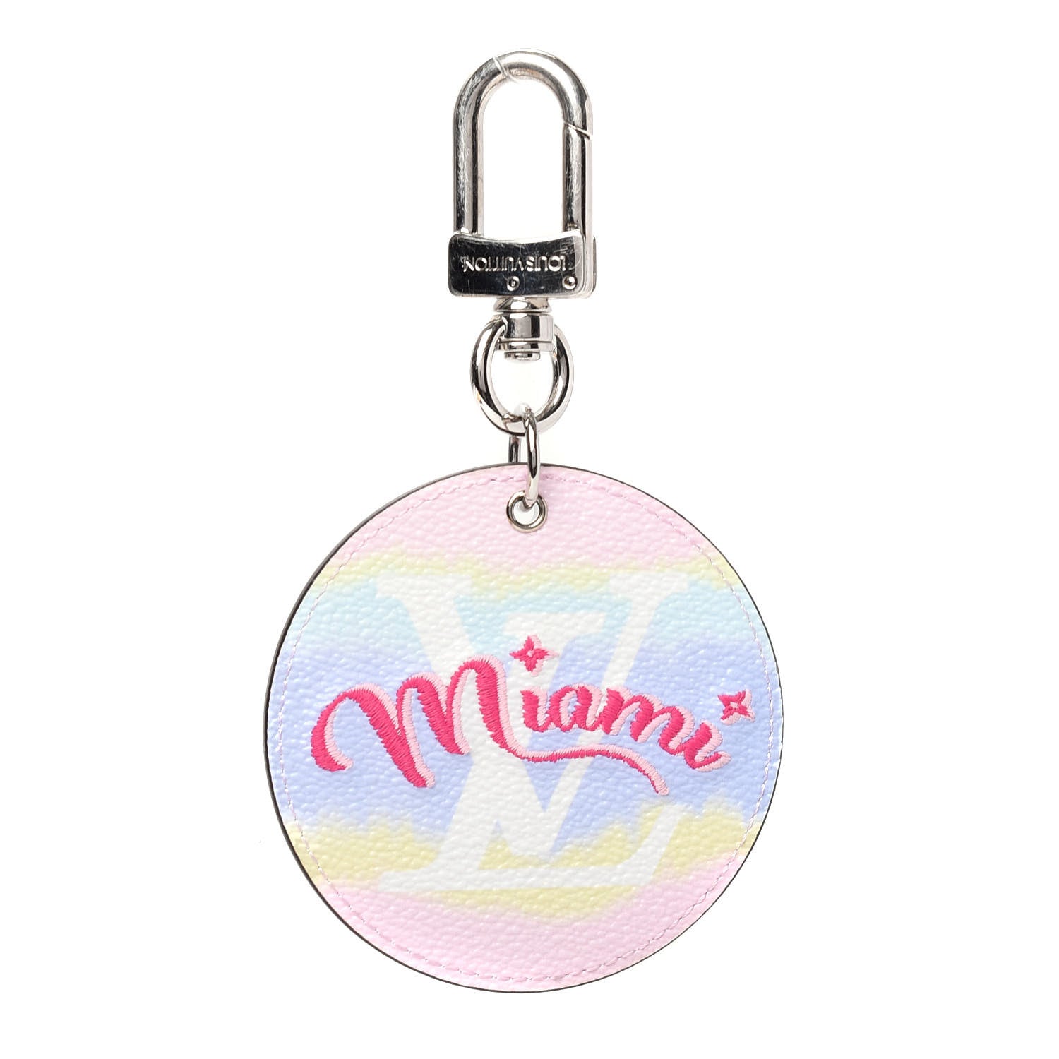 Louis Vuitton Monogram Escale Miami Bag Charm Key Holder Pastel 1 of 4
