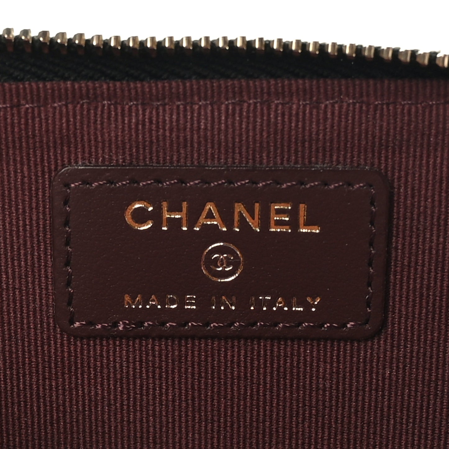 Caviar Quilted CC Zip Around Card Holder Black