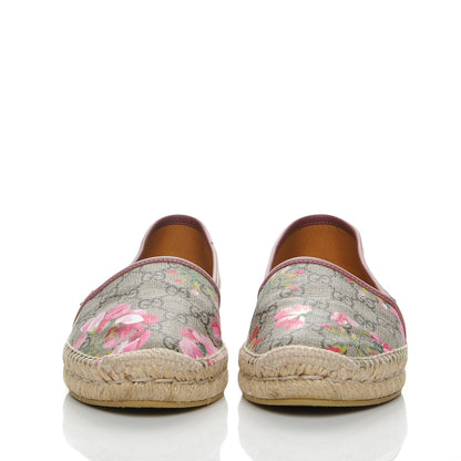 Gucci GG Supreme Monogram Blooms Espadrilles 39 Beige Multicolor Dry Rose 2 of 10