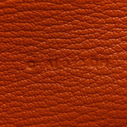 Hermes Chevre Mysore Medium Kelly Wallet Orange 7 of 8