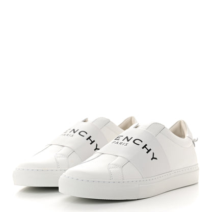 Givenchy Calfskin Band Logo Womens Urban Street Sneakers 39 White 3 of 10