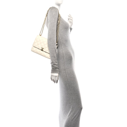 Chanel Caviar Quilted Coco First Flap White 2 of 10