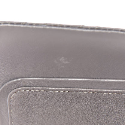 Chanel Lambskin Quilted Medium Double Flap Grey 10 of 21