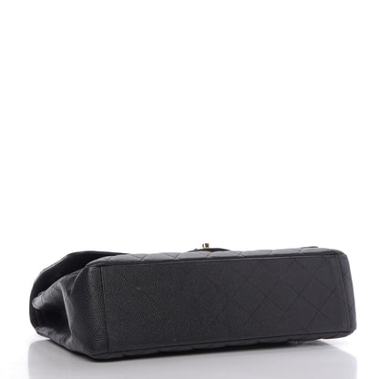Chanel Caviar Quilted Maxi Double Flap Black 4 of 9