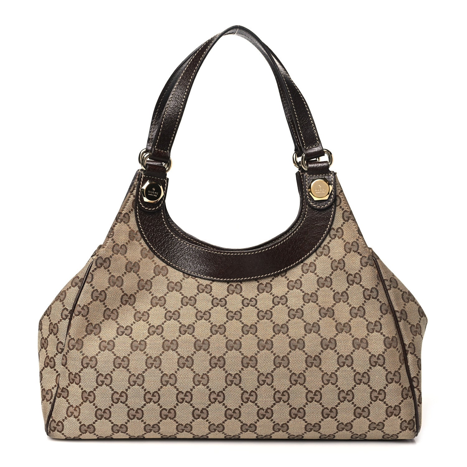 Gucci Monogram Medium Charmy Shoulder Bag Dark Brown 1 of 10