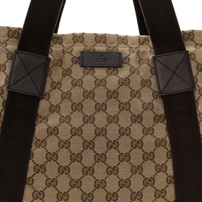 Gucci GG Monogram Medium Handle Vertical Tote Bag Dark Brown 8 of 10