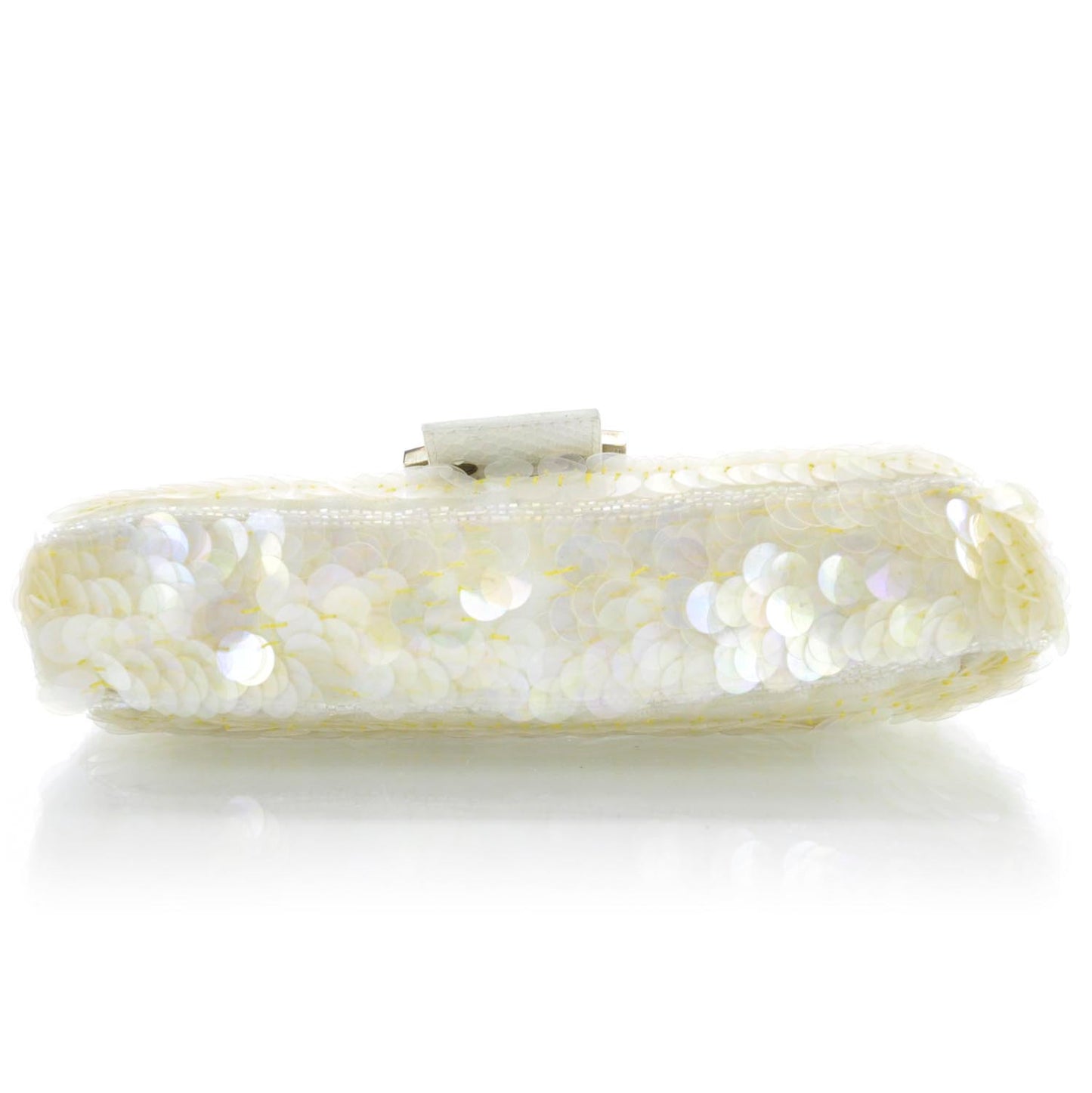 Sequin Paillettes Snakeskin Baguette