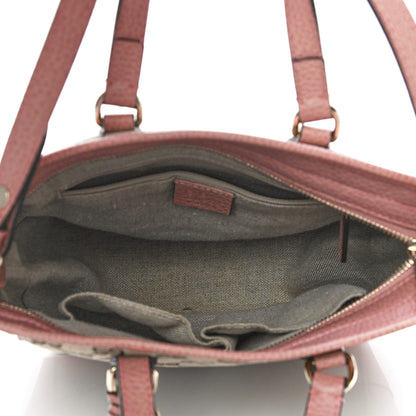 Gucci Monogram Small Bree Tote Beige Soft Pink 5 of 16