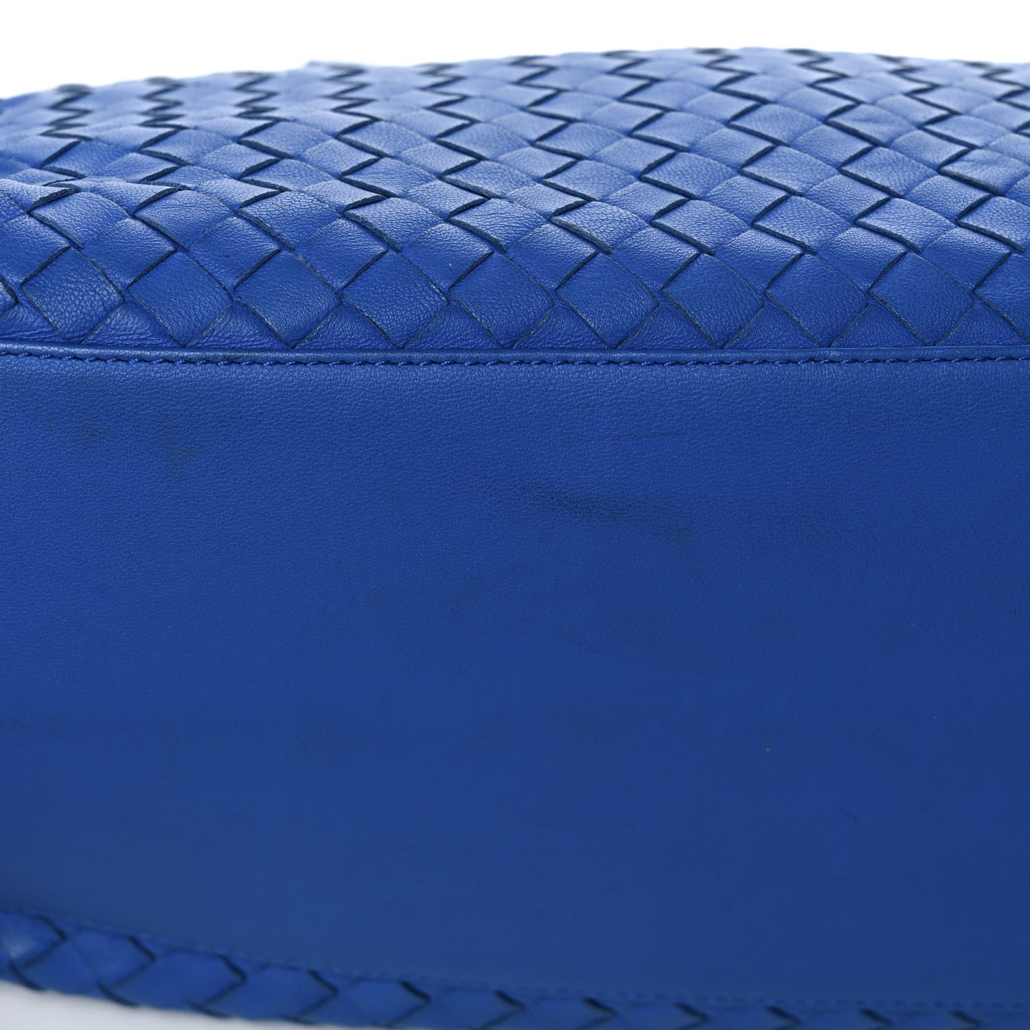 Bottega Veneta Nappa Intrecciato Small Accordion Tote Blue 16 of 19