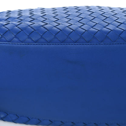 Bottega Veneta Nappa Intrecciato Small Accordion Tote Blue 16 of 19